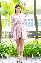 黃薇渟、林禹、高雋雅、鄭暐達出席台視三立新週日偶像劇《戀愛是科學》星二代變歪世代公佈會。（圖／記者楊澍攝影）