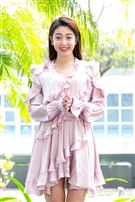 黃薇渟、林禹、高雋雅、鄭暐達出席台視三立新週日偶像劇《戀愛是科學》星二代變歪世代公佈會。（圖／記者楊澍攝影）