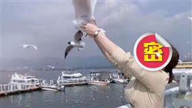 雲南女活捉鳥（圖／翻攝自微博）