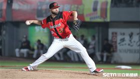 ▲味全龍洋投伍鐸。（圖／記者劉彥池攝影）