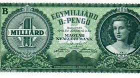 匈牙利帕戈　一垓　歷史上最高面額鈔票　通貨膨脹