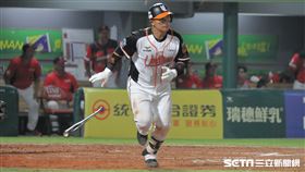 ▲統一獅捕手林岱安。（圖／記者劉彥池攝影）