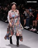 金馬影后陳淑芳出席台北時裝週INF時裝秀。（記者邱榮吉/攝影）