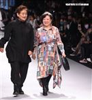 金馬影后陳淑芳出席台北時裝週INF時裝秀。（記者邱榮吉/攝影）