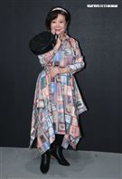 金馬影后陳淑芳出席台北時裝週INF時裝秀。（記者邱榮吉/攝影）