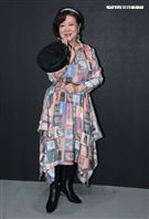 金馬影后陳淑芳出席台北時裝週INF時裝秀。（記者邱榮吉/攝影）