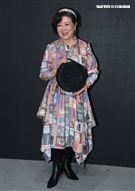 金馬影后陳淑芳出席台北時裝週INF時裝秀。（記者邱榮吉/攝影）