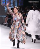 金馬影后陳淑芳出席台北時裝週INF時裝秀。（記者邱榮吉/攝影）