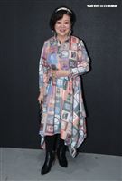 金馬影后陳淑芳出席台北時裝週INF時裝秀。（記者邱榮吉/攝影）