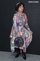 金馬影后陳淑芳出席台北時裝週INF時裝秀。（記者邱榮吉/攝影）