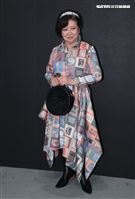 金馬影后陳淑芳出席台北時裝週INF時裝秀。（記者邱榮吉/攝影）