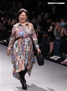 金馬影后陳淑芳出席台北時裝週INF時裝秀。（記者邱榮吉/攝影）