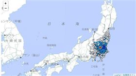 日本茨城地震，\圖／翻攝自日本氣象廳