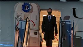 美國國務卿布林肯抵達日本，展開拜登政府首次高層訪問。（圖取自twitter.com/SecBlinken）