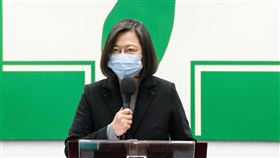 蔡英文出席民進黨中常會。（圖／民進黨提供）