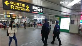 捷運警察隊落實勤務並增加見警率。（圖／翻攝畫面）
