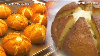 韓爆漿奶油大蒜麵包　外酥內軟超誘人