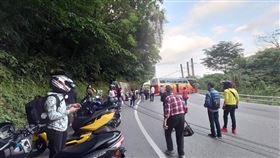 蘇花公路,遊覽車,山壁,車禍,輪胎痕,推頭 圖/翻攝八卦村 - 行車紀錄器影片上傳中心