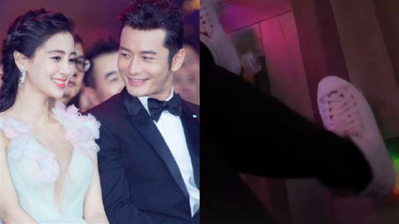 被爆和黃曉明分居　baby腳下露餡