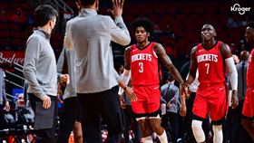 火箭不敵老鷹後，苦吞一波17連敗。（圖／翻攝自火箭官方推特）