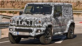 ▲Suzuki Jimny長軸版測試車（圖／翻攝自carscoops）