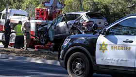 ▲老虎伍茲（Tiger Woods）已返家休養。（圖／美聯社／達志影像）