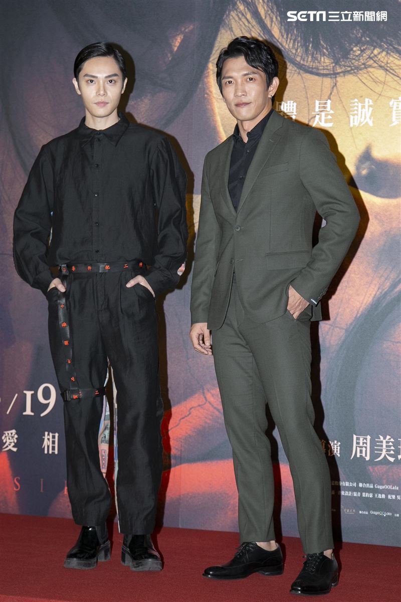 周美玲、嚴藝文、陽靚、翁嘉薇、徐宇霆、陳俋君、黃尚禾、方文琳出席《愛・殺》電影首映會。（圖／記者楊澍攝影