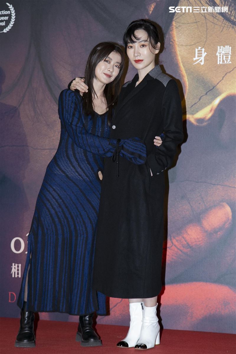 周美玲、嚴藝文、陽靚、翁嘉薇、徐宇霆、陳俋君、黃尚禾、方文琳出席《愛・殺》電影首映會。（圖／記者楊澍攝影