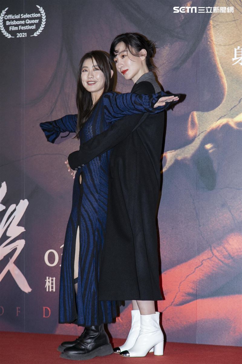 周美玲、嚴藝文、陽靚、翁嘉薇、徐宇霆、陳俋君、黃尚禾、方文琳出席《愛・殺》電影首映會。（圖／記者楊澍攝影