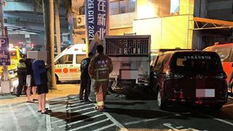 貨車衝撞消防隊車庫　車頭稀爛釀1傷