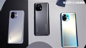 小米台灣今（18）日正式宣布推出全新5G旗艦機小米11，有三色可選，規格為8GB RAM + 256GB ROM，售價為新台幣$21,999元（圖／記者李鴻典攝）