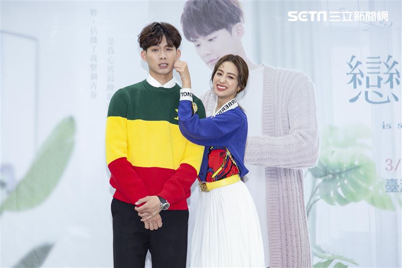 莫允雯、吳念軒、黃薇渟、葉全真、許懷民、李京恬、鄭暐達、林禹、高雋雅、張翰、黃建豪出席台視三立全新偶像劇《戀愛是科學》首映會。（圖／記者楊澍攝影）