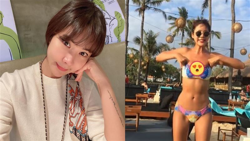 46歲女星秀比基尼照！S曲線超惹火