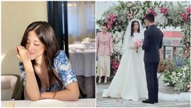 曾激吻法拉利總裁！「最美臉孔」閃婚　神秘老公被起底（圖／翻攝自朱珠微博、新浪娛樂）