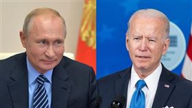 俄羅斯總統蒲亭（左）18日表示，他和美國總統拜登（右）應在近日上網路直播談話。（左圖取自twitter.com/KremlinRussia_E，右圖取自facebook.com/WhiteHouse）
