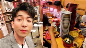 鮪魚、鮭魚。（圖／翻攝自鮪魚臉書、記者陳佳鈴攝影）