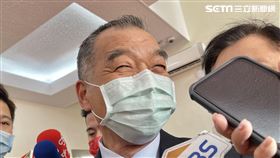 國防部部長邱國正受訪。(圖／記者林恩如攝影）