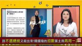 民進黨立委林楚茵在《94要客訴》表示趙少康沒多少黨員票，韓國瑜只能自立門戶