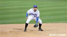 ▲富邦悍將三壘手辛元旭。（圖／記者劉彥池攝影）