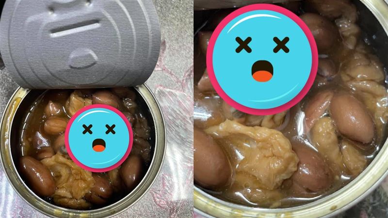 開罐頭見「黑灰異物」她怒：找消基會