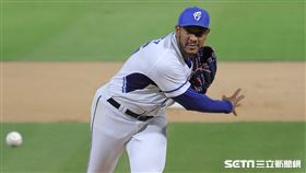 ▲富邦悍將先發投手傑斯。（圖／記者劉彥池攝影）