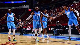 ▲「牆哥」沃爾（John Wall）攻下21分，火箭19連敗。（圖／翻攝自火箭推特）