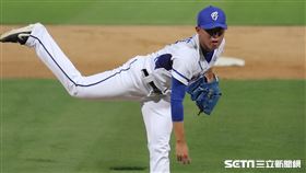 ▲富邦悍將投手曾峻岳。（圖／記者劉彥池攝影）