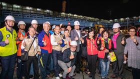 基一信橋48小時不斷電拆除Action!  林右昌和民眾見證城市翻新啟動