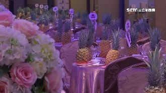 另類伴手禮！1300顆鳳梨幫襯婚宴