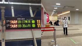 日本東北規模7.2強震　仙台劇烈搖晃「震撼30秒片」曝　圖／翻攝自推特