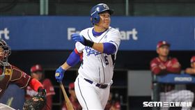 ▲富邦悍將三壘手蔣智賢。（圖／記者劉彥池攝影）