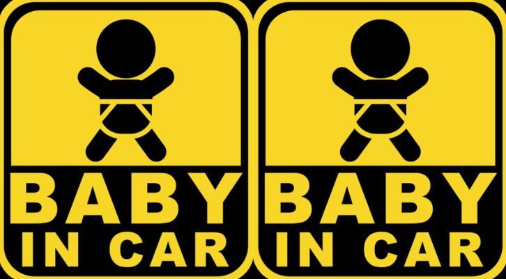 重要！Baby in car別亂貼