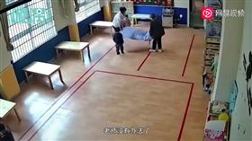 中國,河南,幼稚園,午睡,賴床（圖／翻攝自漩渦視頻）