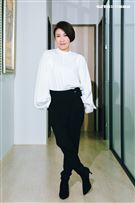 李翊君三立新聞網專訪。（圖／記者楊澍攝影）